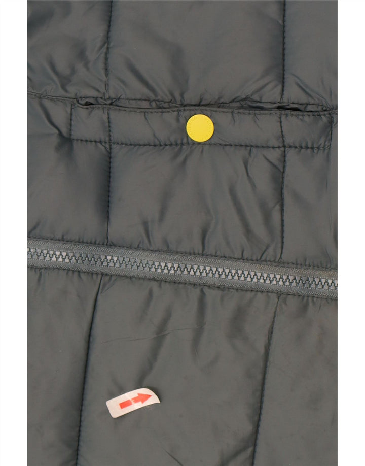 Jaqueta acolchoada feminina White Stuff UK 10 nylon azul pequeno