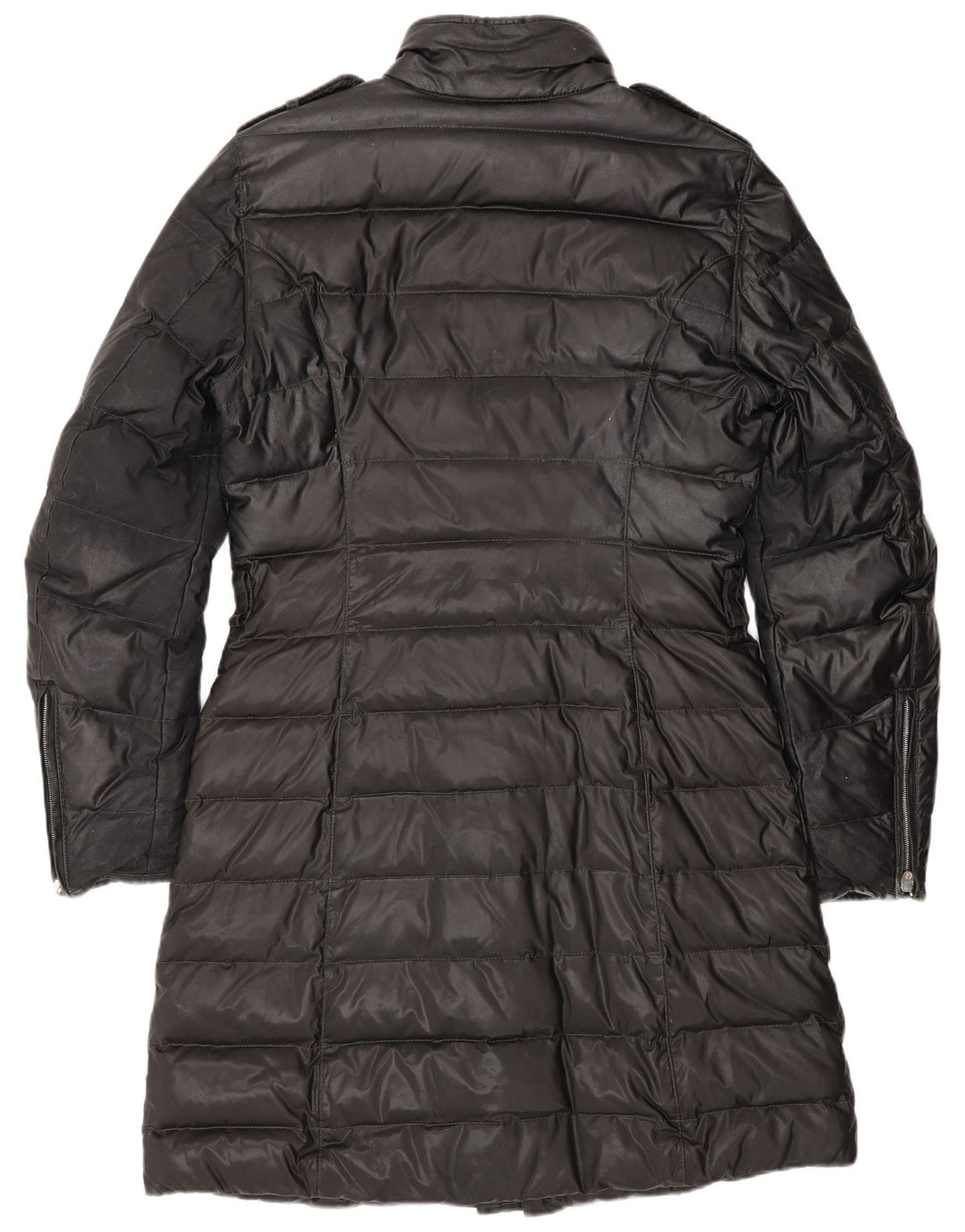 Casaco acolchoado feminino Belstaff IT 44 médio preto poliéster clássico