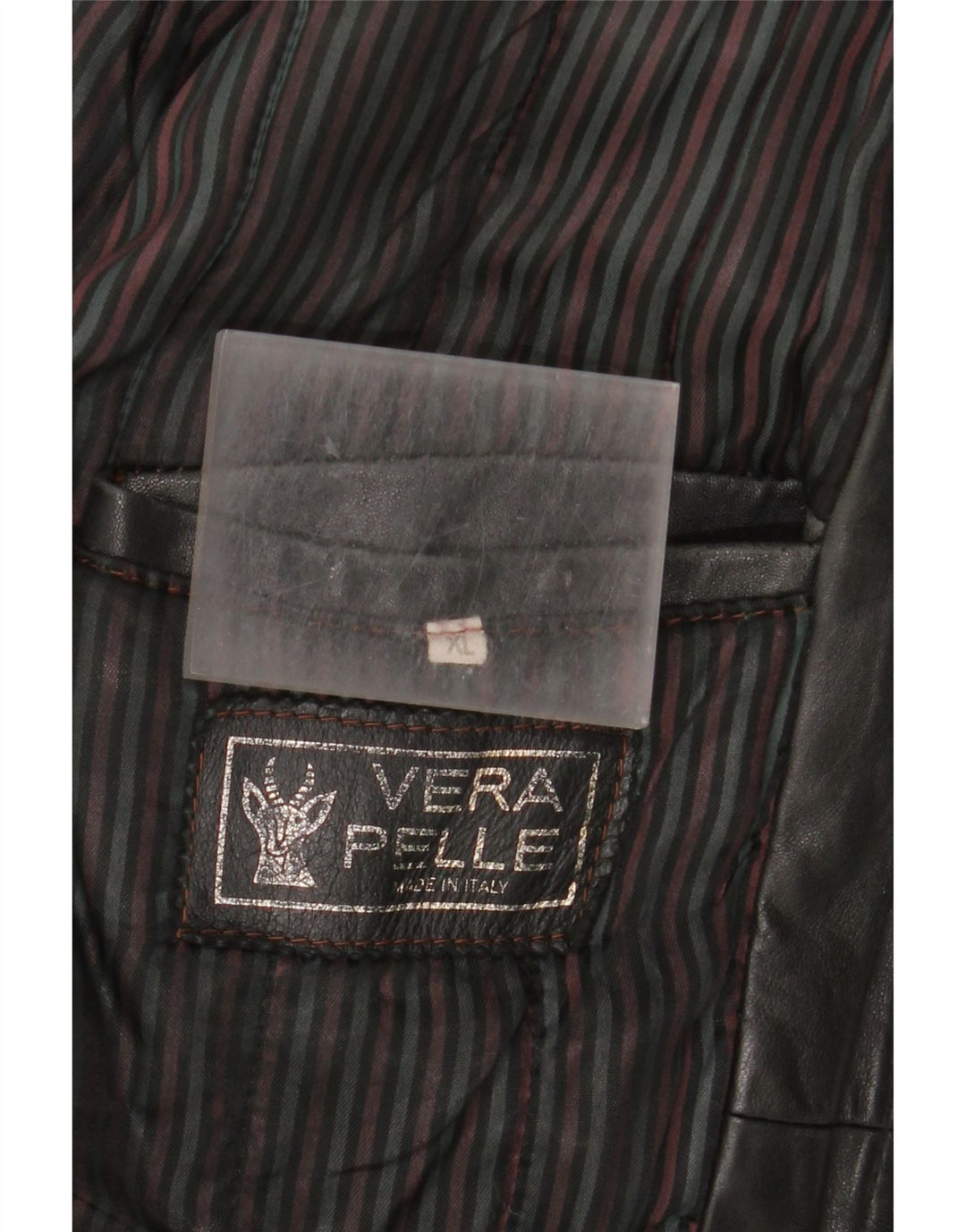 Jaqueta de couro masculina vintage UK 42 XL couro preto