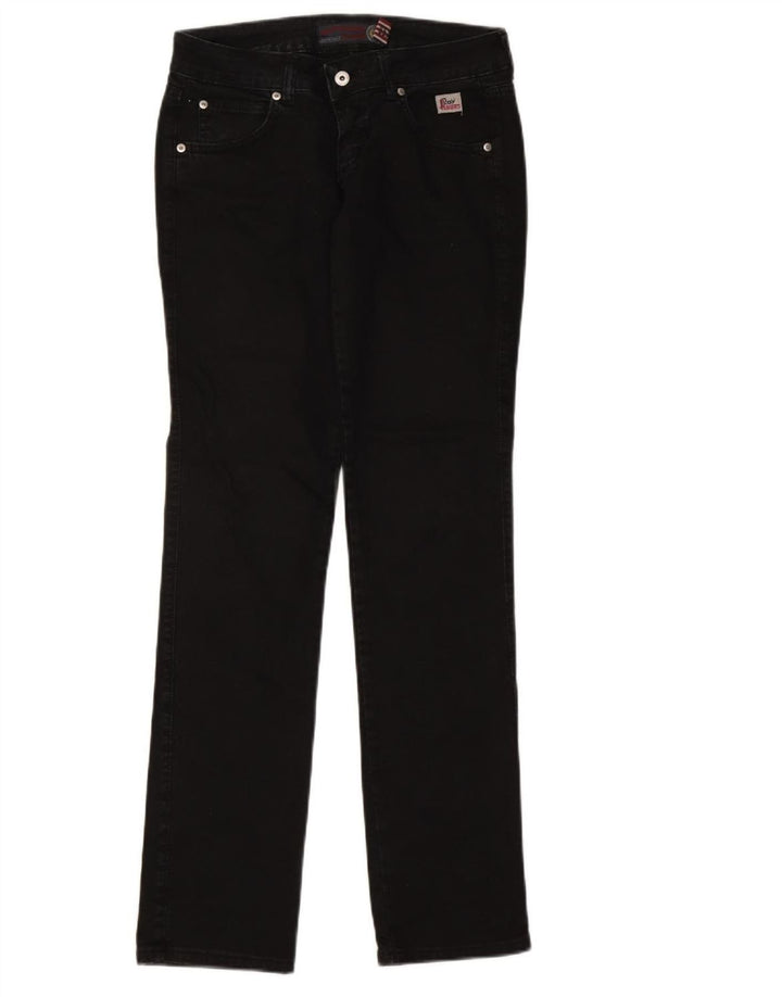 Calça jeans feminina Roy Rogers Seven Bell Slim W28 L33 preta