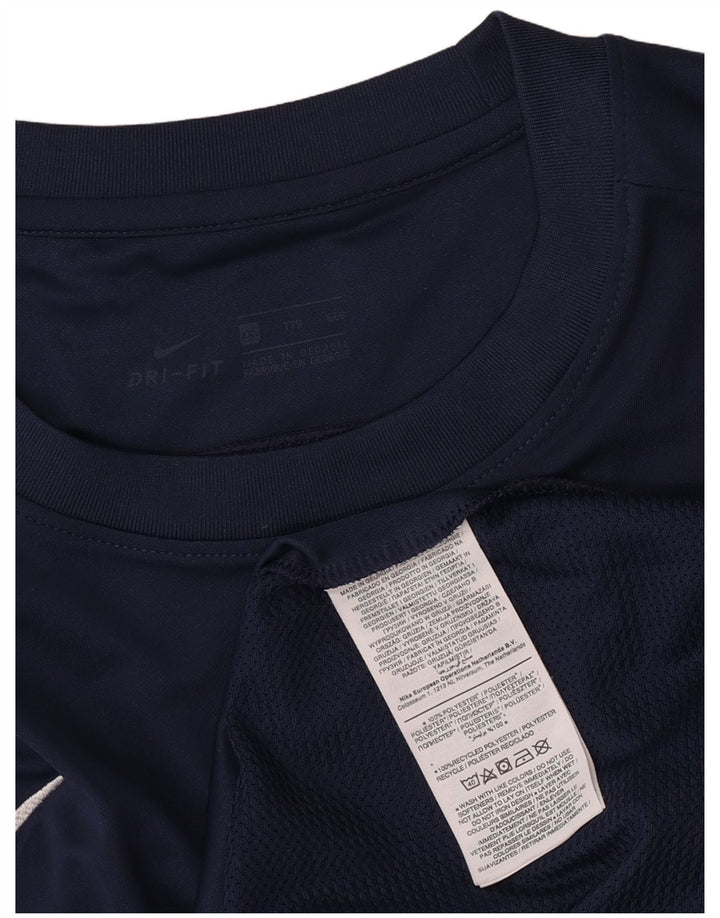 Camiseta masculina Nike Dri Fit Top 2XL poliéster azul marinho