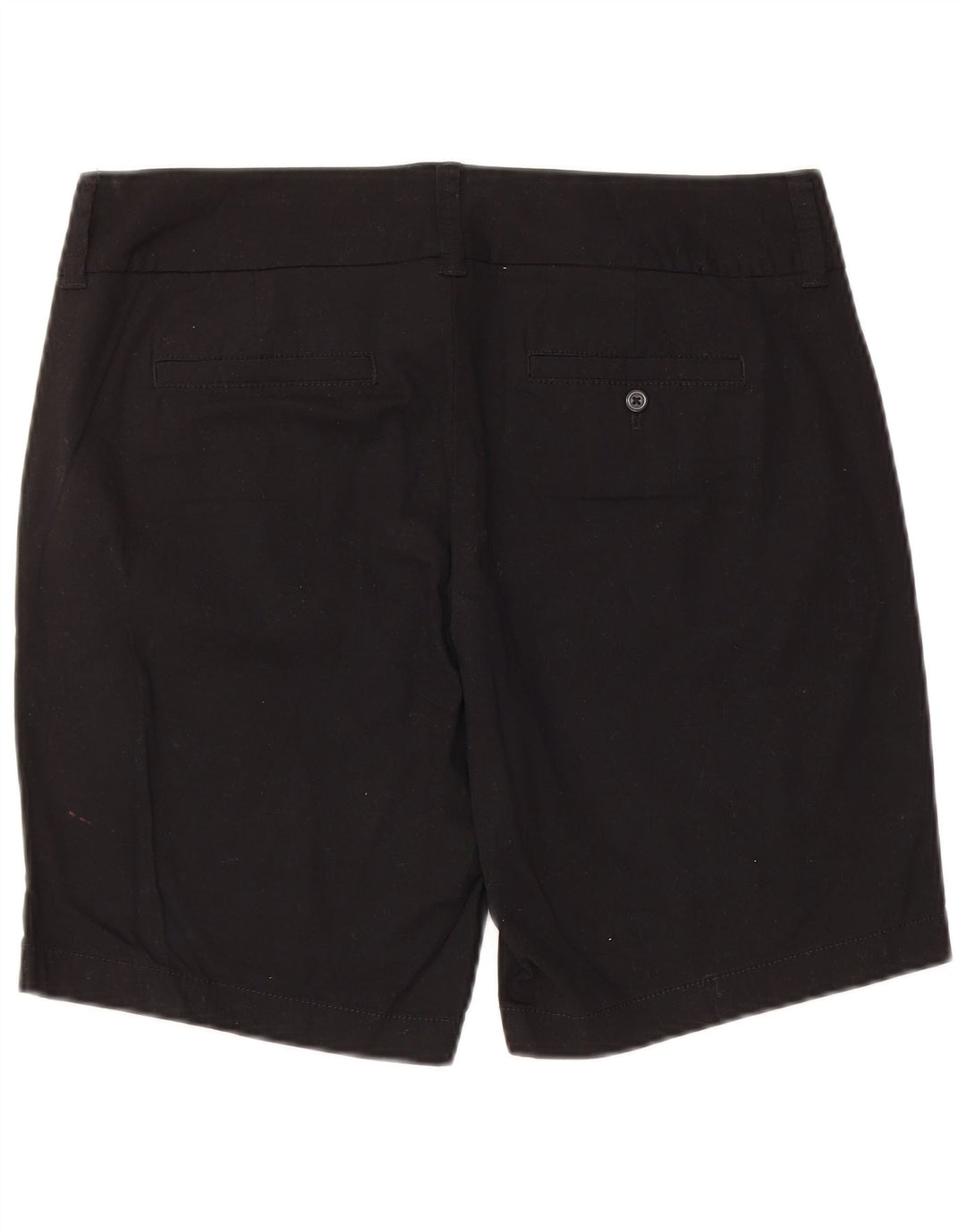 J. CREW Shorts Frankie Chino feminino US 8 médio W34 algodão preto