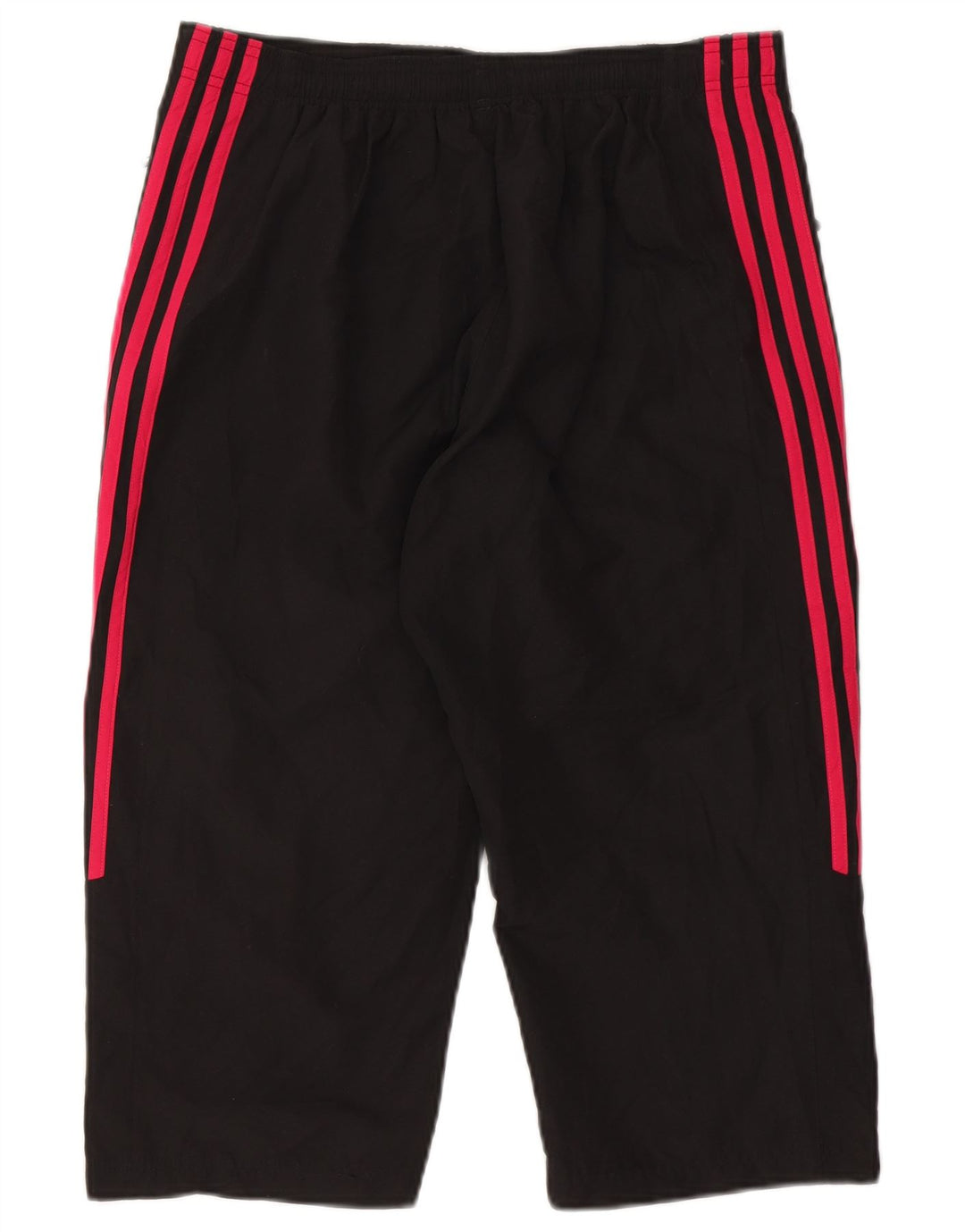 Adidas Womens Capri Calças de treino UK 16 Grande Poliéster Preto