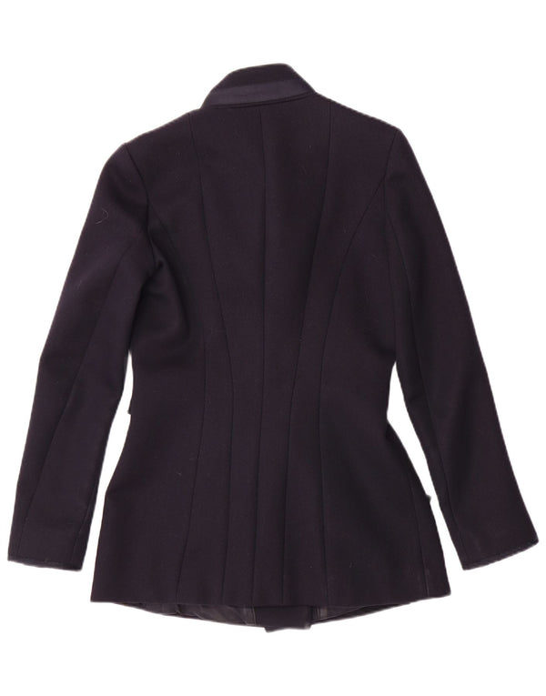 Sobretudo feminino Reiss UK 4 XS lã azul marinho