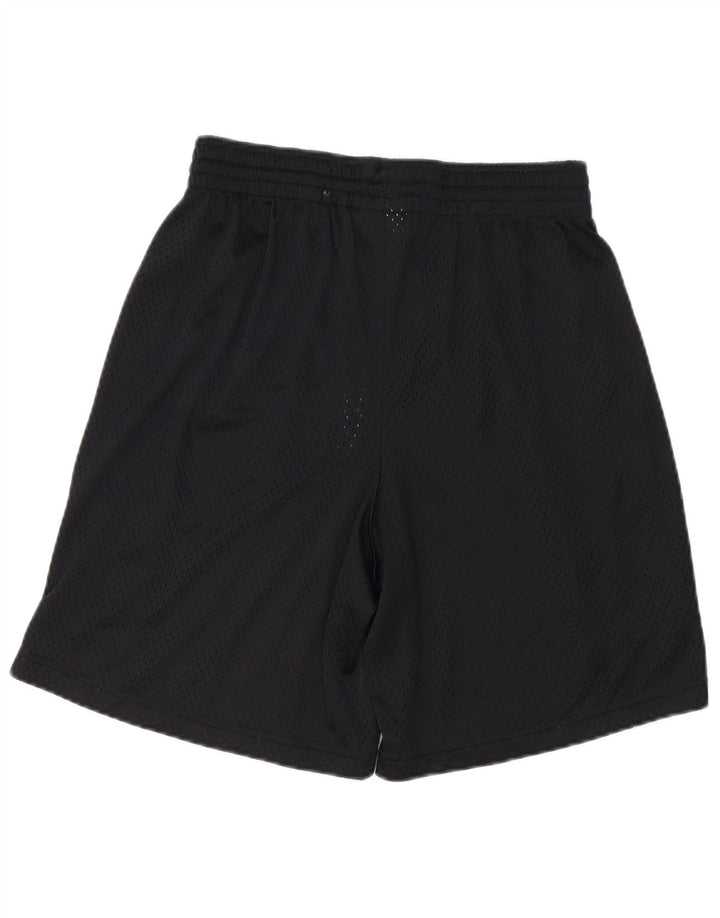Shorts esportivos masculinos Champion médio preto poliéster esportivo