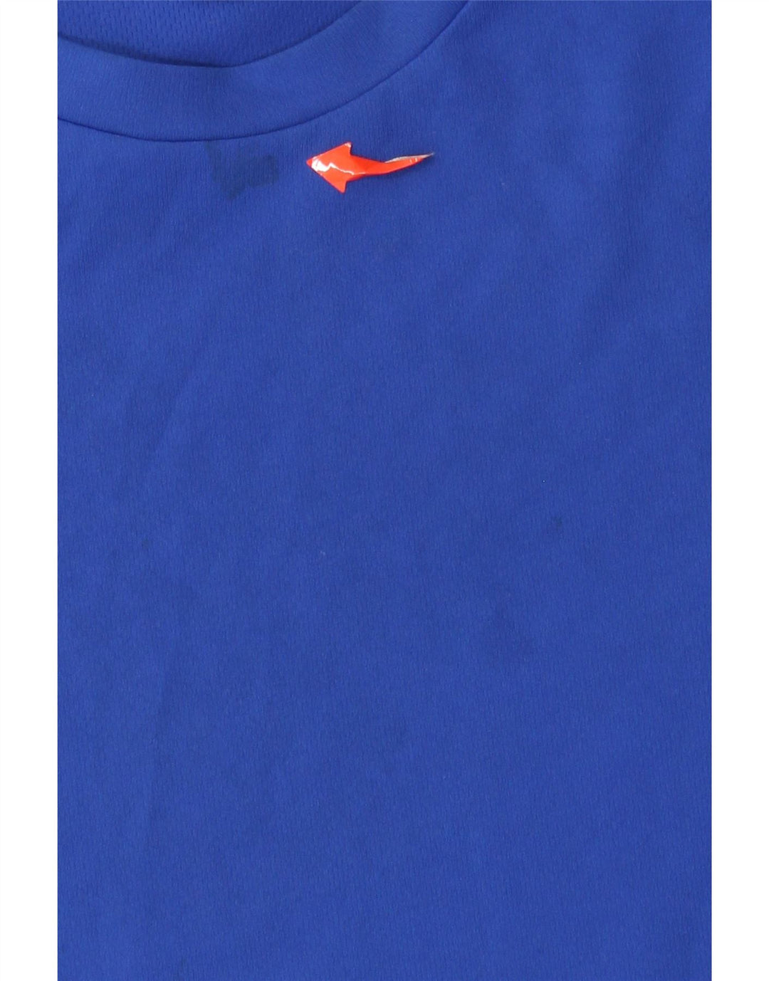 Adidas Mens Climalite Camiseta Top Médio Azul Colourblock Poliéster