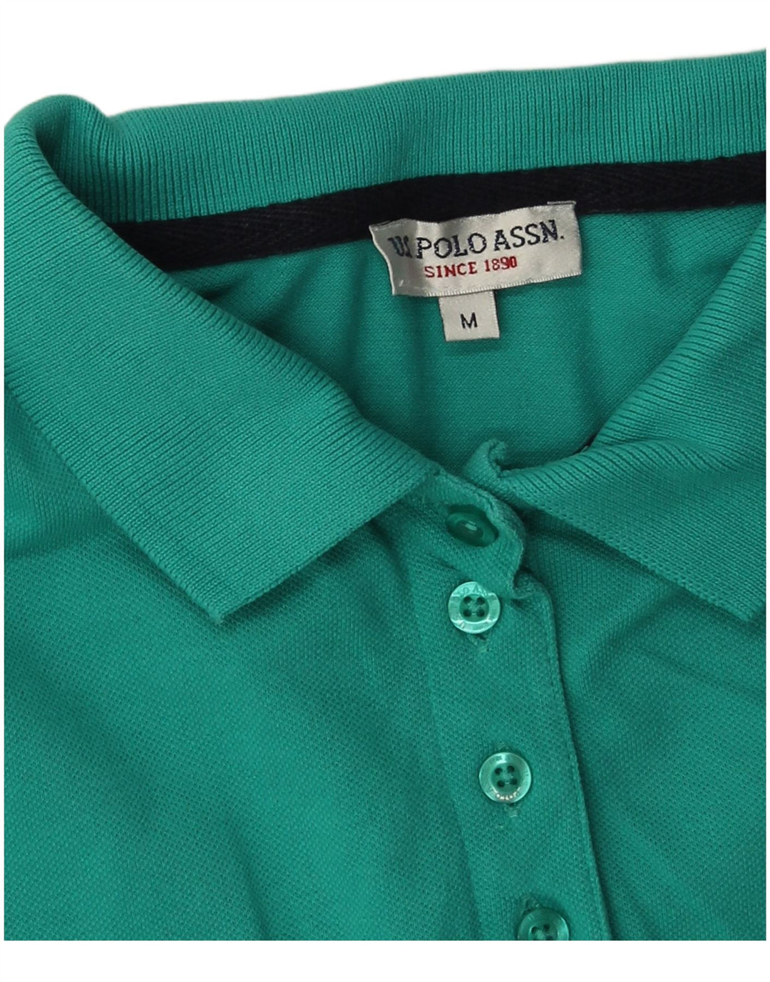 US Polo Assn. Camisa Polo Masculina Algodão Azul Médio