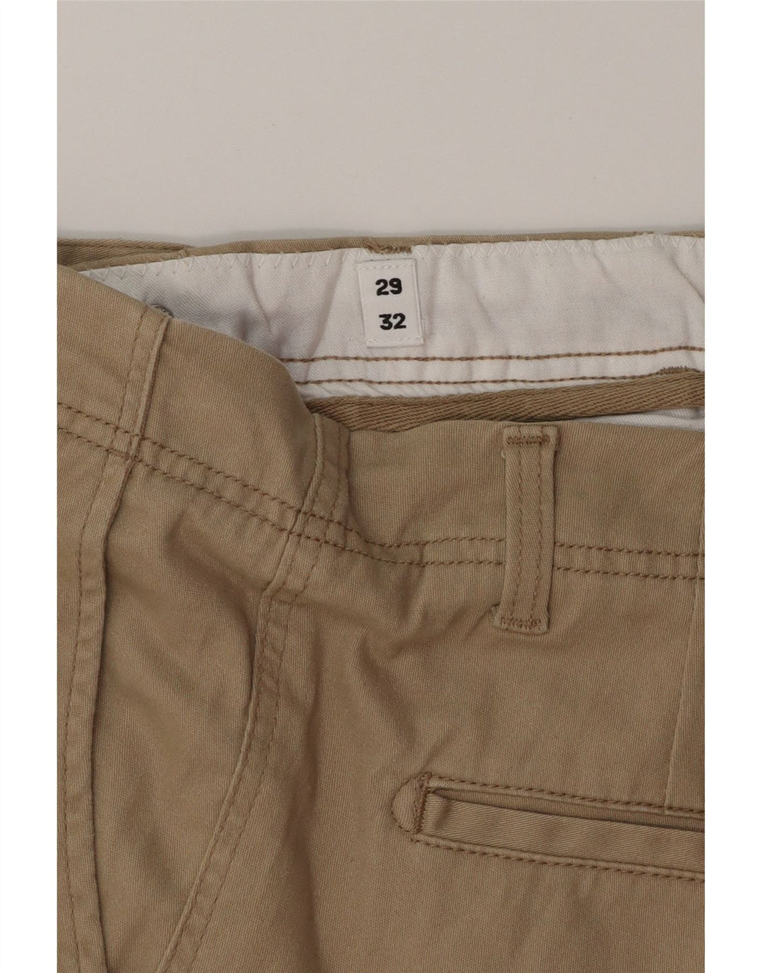 JACK & JONES Womens Marco Slim Cargo Trousers W29 L29 Beige Cotton Vintage Jack & Jones and Second-Hand Jack & Jones from Messina Hembry 