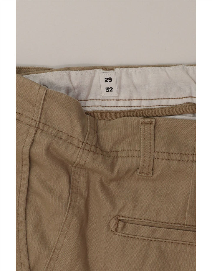 JACK & JONES Womens Marco Slim Cargo Trousers W29 L29 Beige Cotton Vintage Jack & Jones and Second-Hand Jack & Jones from Messina Hembry 