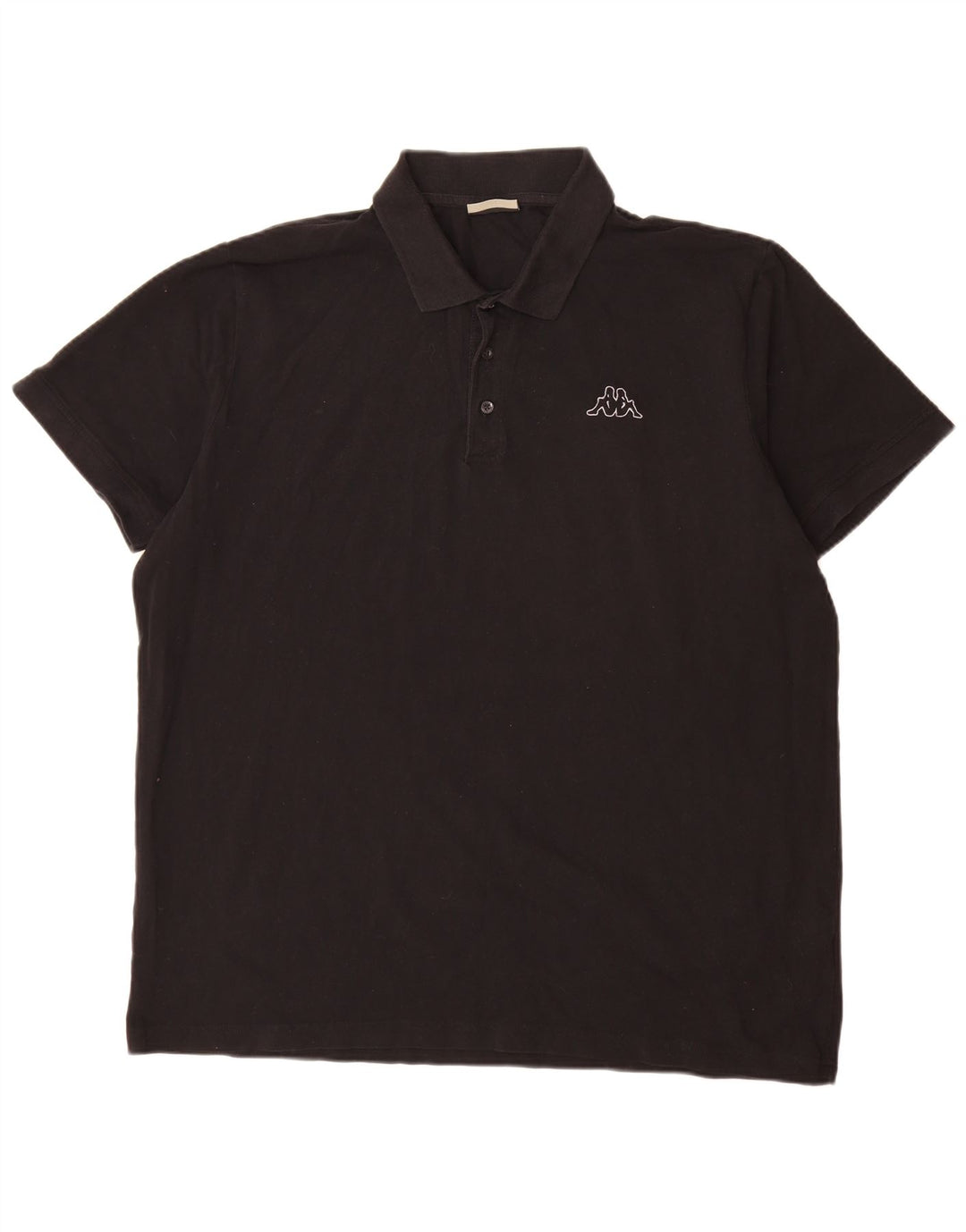 Camisa polo masculina Kappa 2XL algodão preto