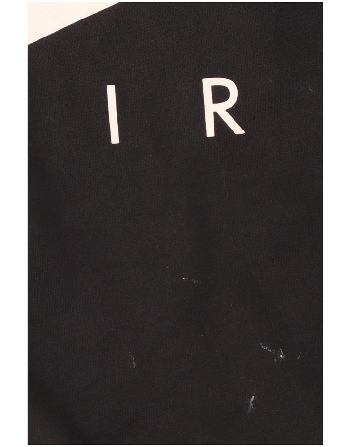 Nike masculino gráfico moletom jumper médio preto