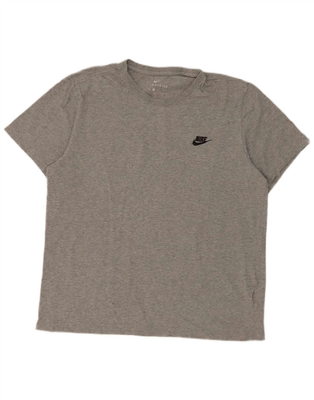 Camiseta masculina Nike grande algodão cinza