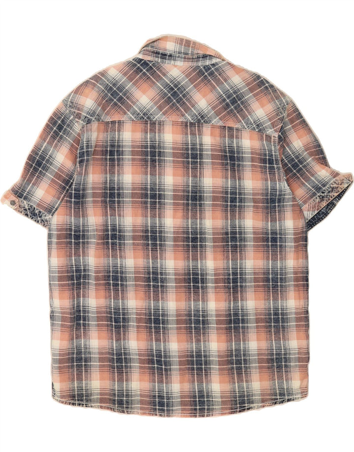 TOM TOMPSON Mens Regular Fit Flannel Shirt 3XL Multicoloured Check Vintage Tom Tompson and Second-Hand Tom Tompson from Messina Hembry 