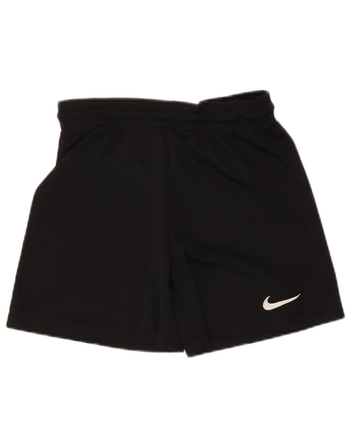 Shorts esportivos Nike Boys Dri Fit 10-11 anos médio preto poliéster