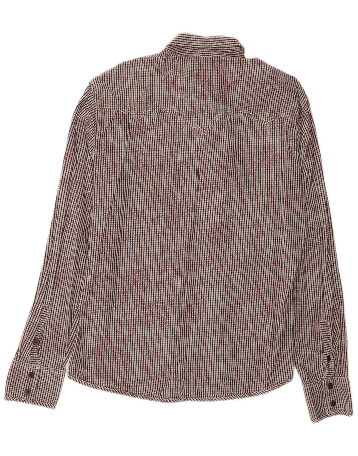 Camisa masculina JACK & JONES XL cinza xadrez