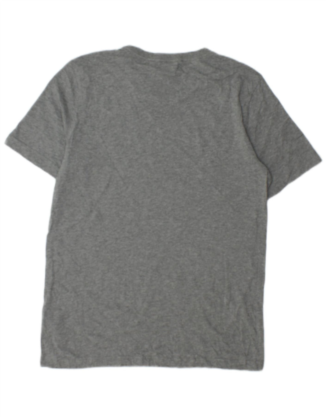 Camiseta masculina Puma Graphic Top cinza médio algodão manchado