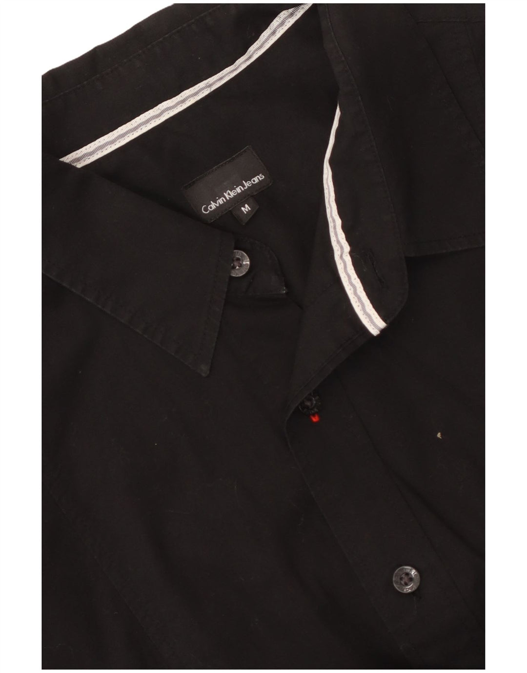 Camisa masculina Calvin Klein Jeans média preta