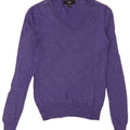 MOSSIMO Womens V-Neck Jumper Sweater UK 6 XS Purple Nylon Vintage Mossimo and Second-Hand Mossimo from Messina Hembry 