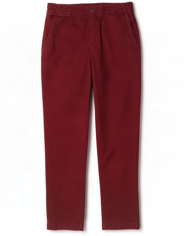 Calça Chino Masculina Polo Ralph Lauren Classic Fit Pequena W29 L29 Borgonha