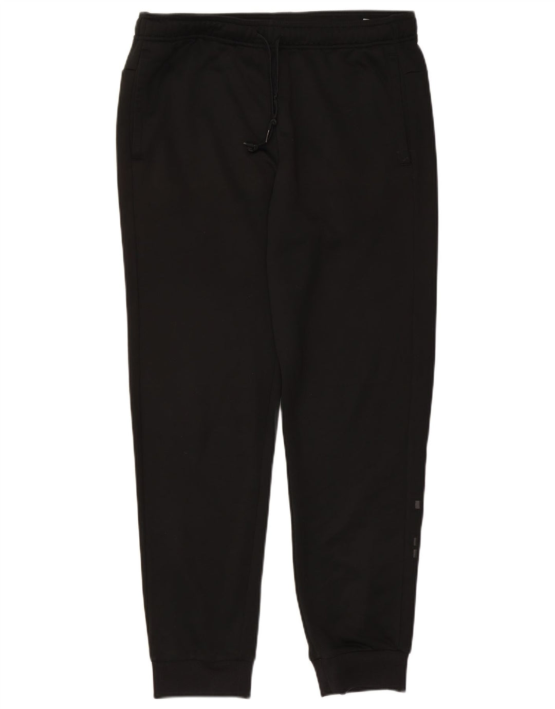 Adidas masculino gráfico calças de treino joggers grande poliéster preto