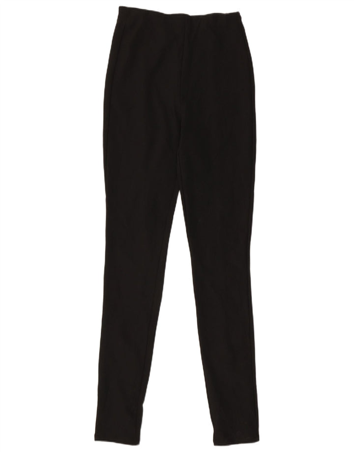 Leggings femininos Zara UK 16 poliéster preto grande