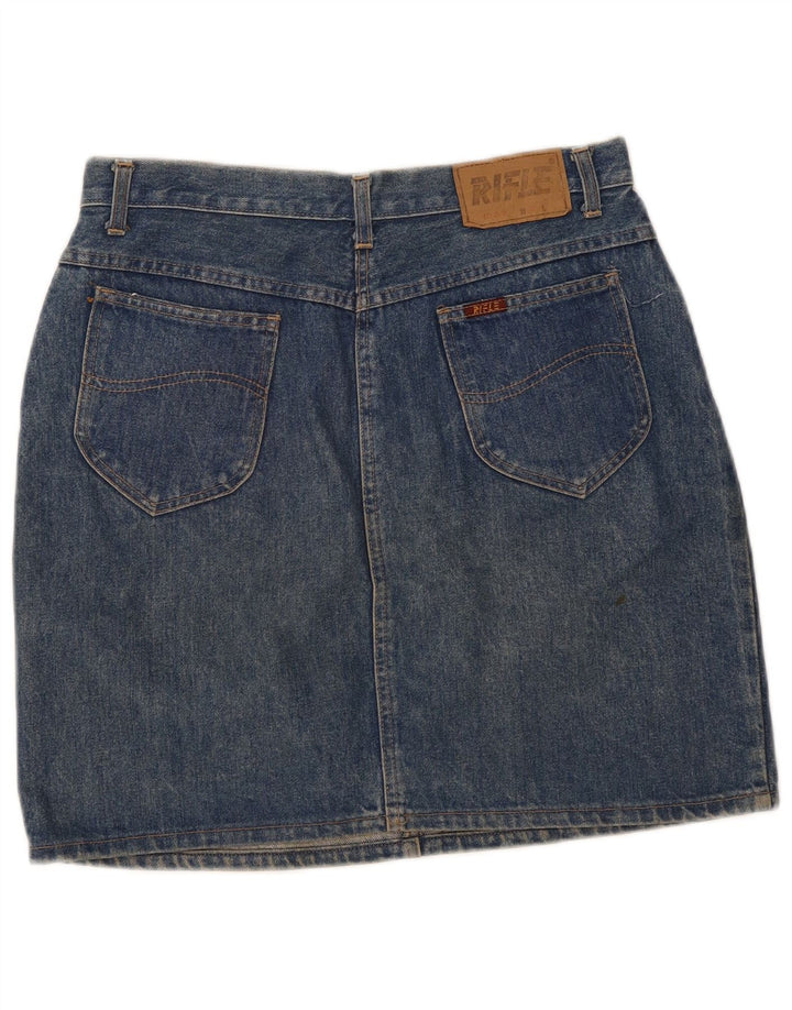 Saia jeans feminina RIFLE W32 grande algodão azul