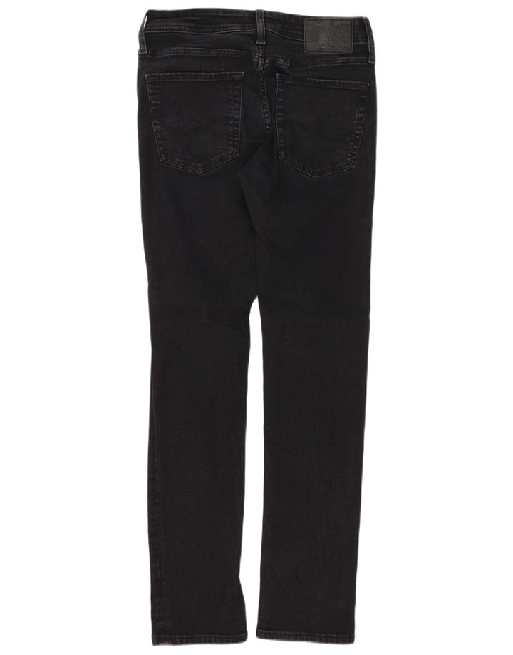 JACK & JONES Masculino GLENN Slim Jeans W28 L32 Algodão Preto