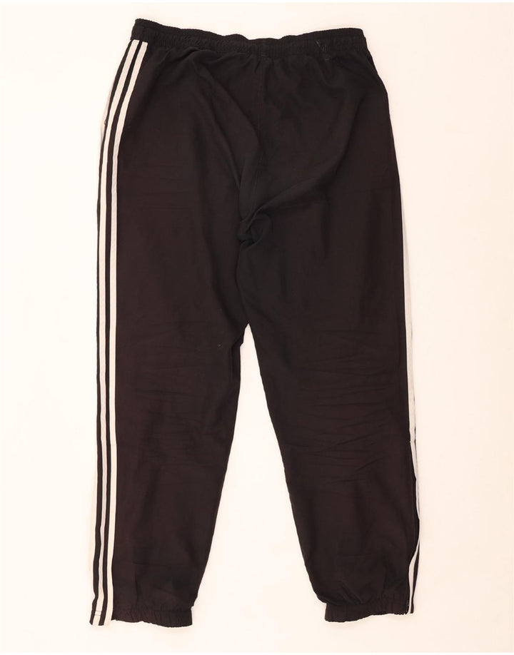 ADIDAS Mens Graphic Tracksuit Calças Joggers Grande Poliéster Preto