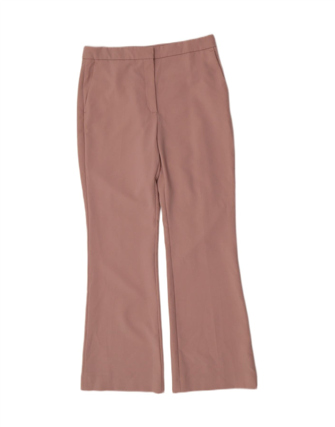 Terno feminino Zara com 2 botões e 2 peças Reino Unido 16 grande W32 L31 rosa poliéster