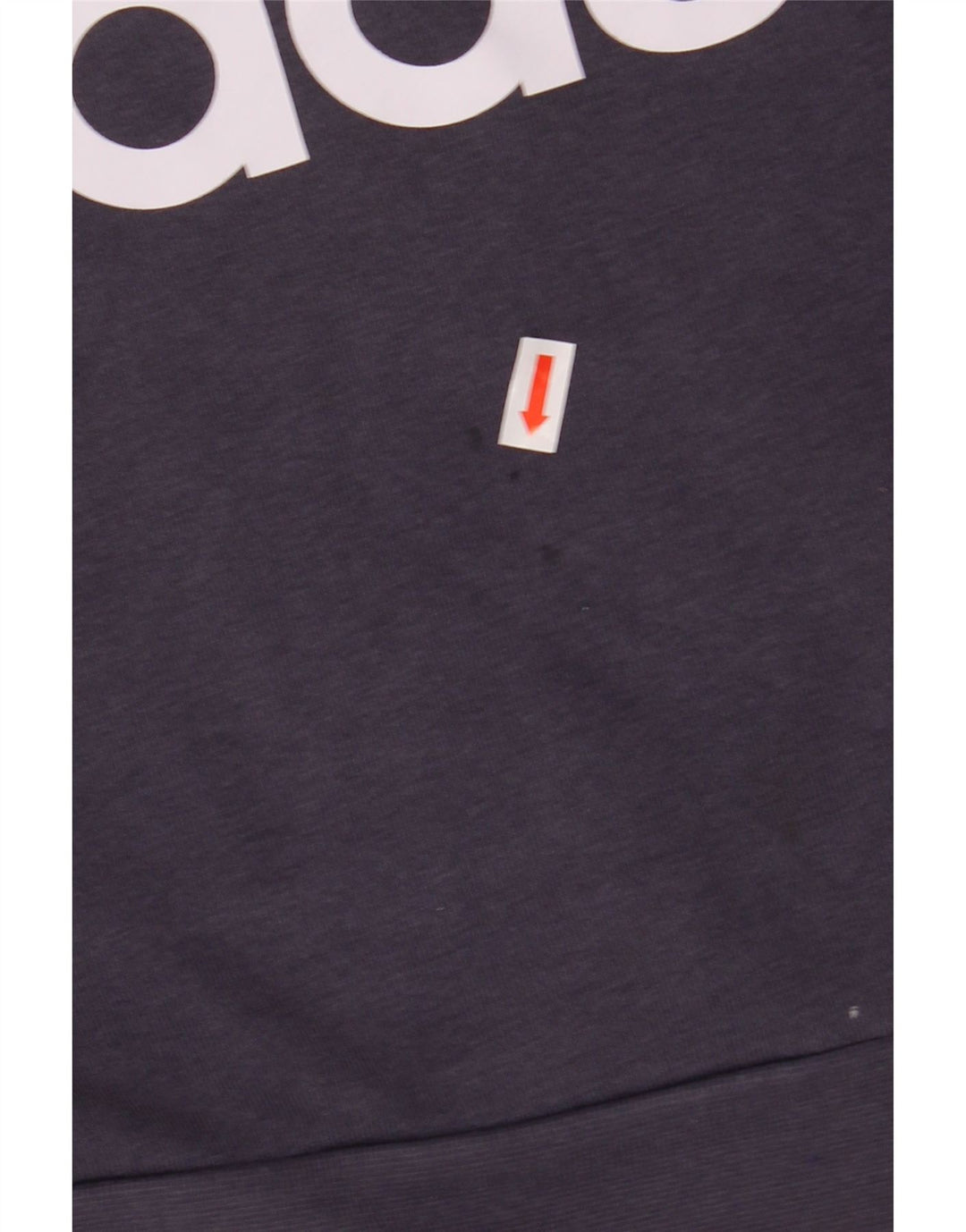 ADIDAS Menino Graphic Sweatshirt Jumper 13-14 Anos Azul Marinho Algodão