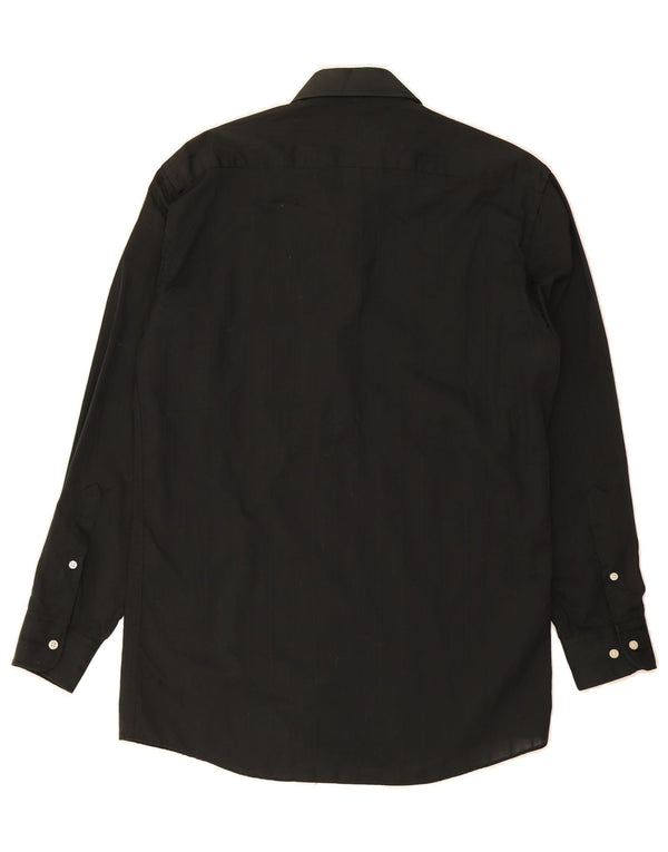 Camisa masculina PIERRE CARDIN tamanho 15 algodão preto médio