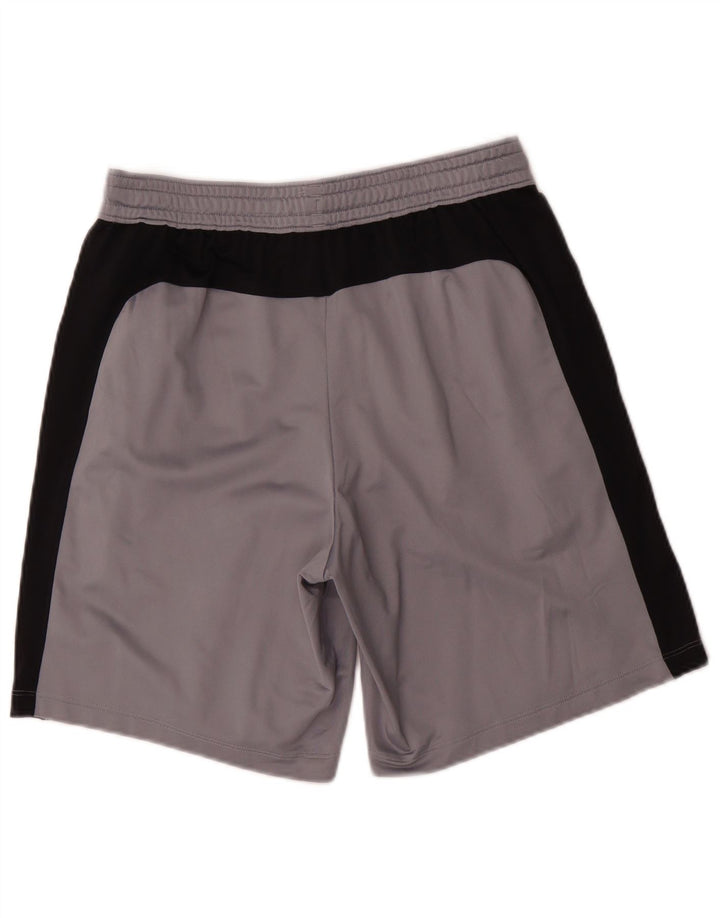 Under Armour Mens Graphic Sport Shorts Médio Cinza Colourblock Poliéster