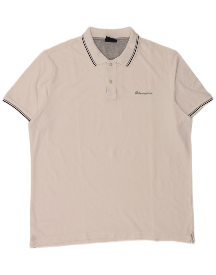 Camisa polo masculina Champion 2XL branca