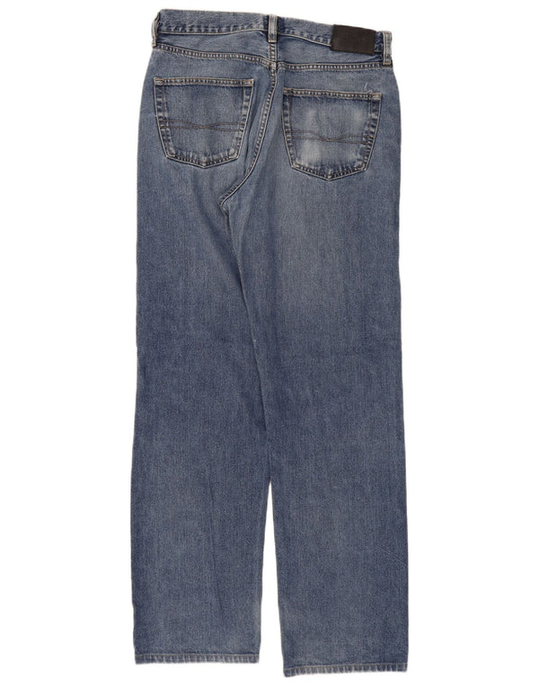 Hugo Boss Calça jeans reta masculina W32 L32 azul