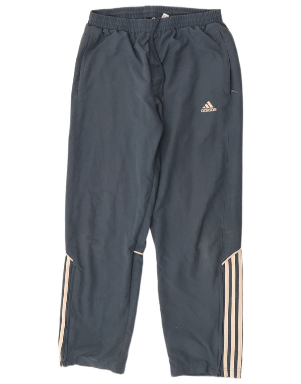 Calça Adidas Mens Treino Poliéster Azul Médio