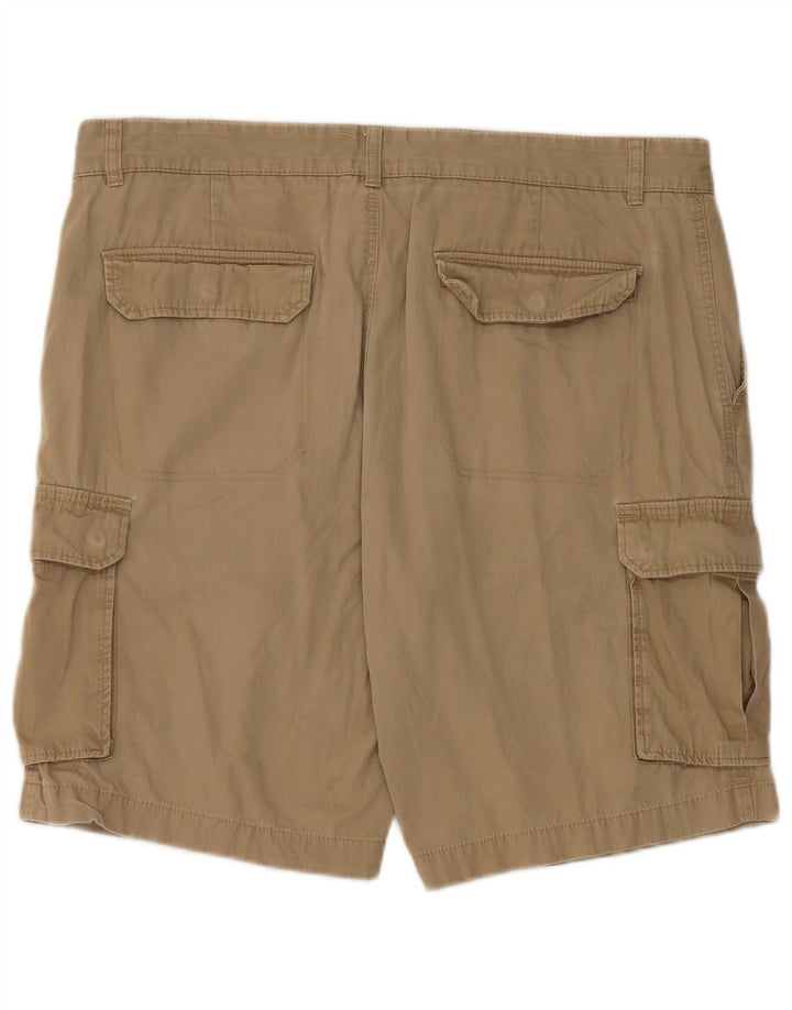 Shorts cargo masculino Marks & Spencer W36 XL algodão bege
