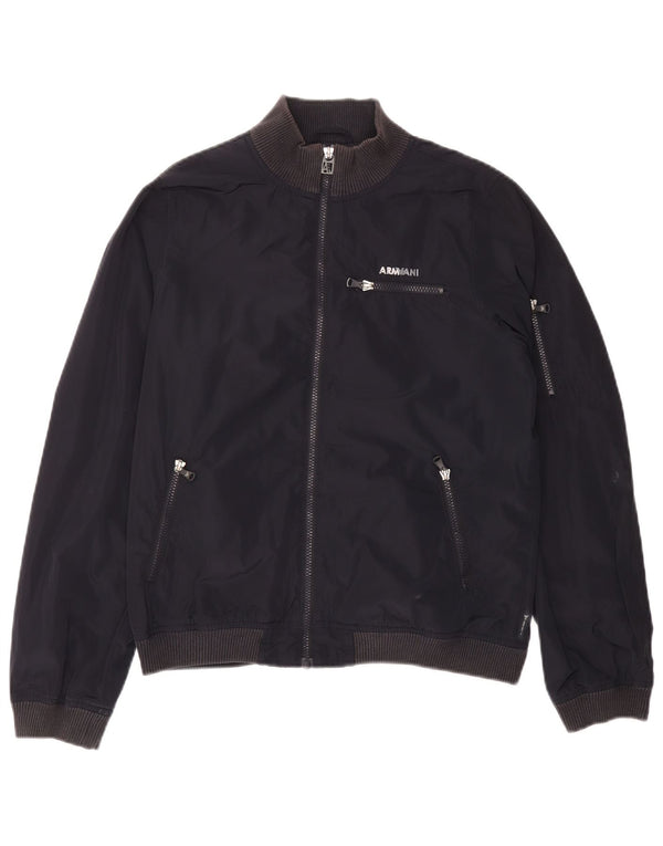 Jaqueta bomber ARMANI JUNIOR meninos 15-16 anos azul marinho poliéster