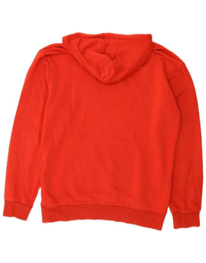 Puma masculino gráfico moletom com capuz pequeno algodão vermelho