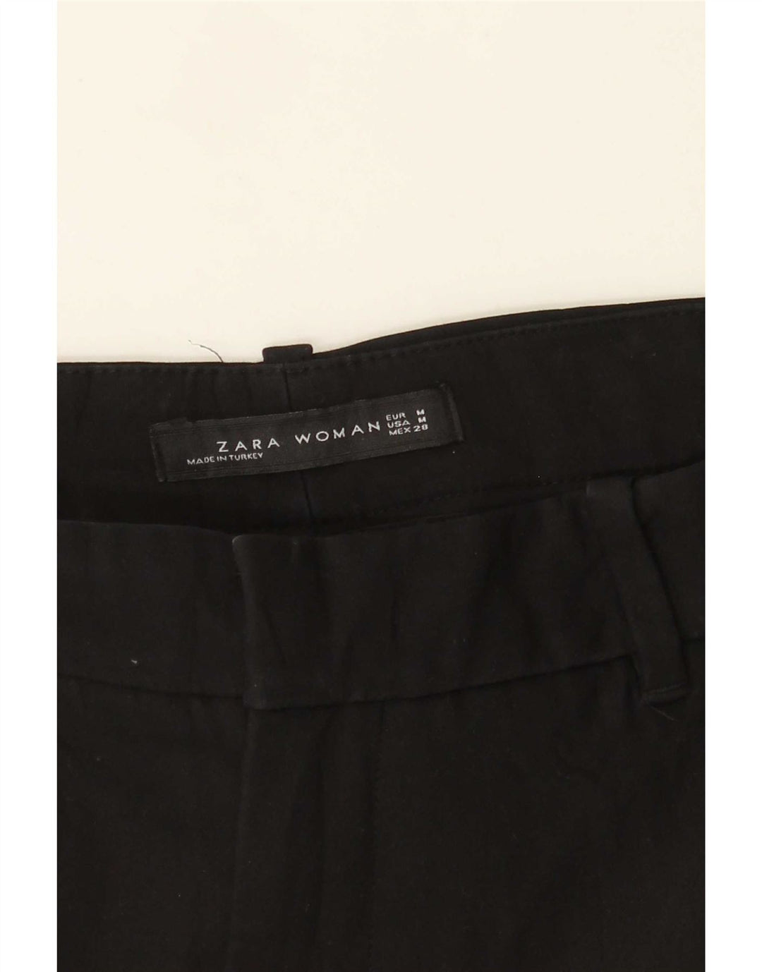 Calça Chino reta feminina Zara médio W28 L27 preta