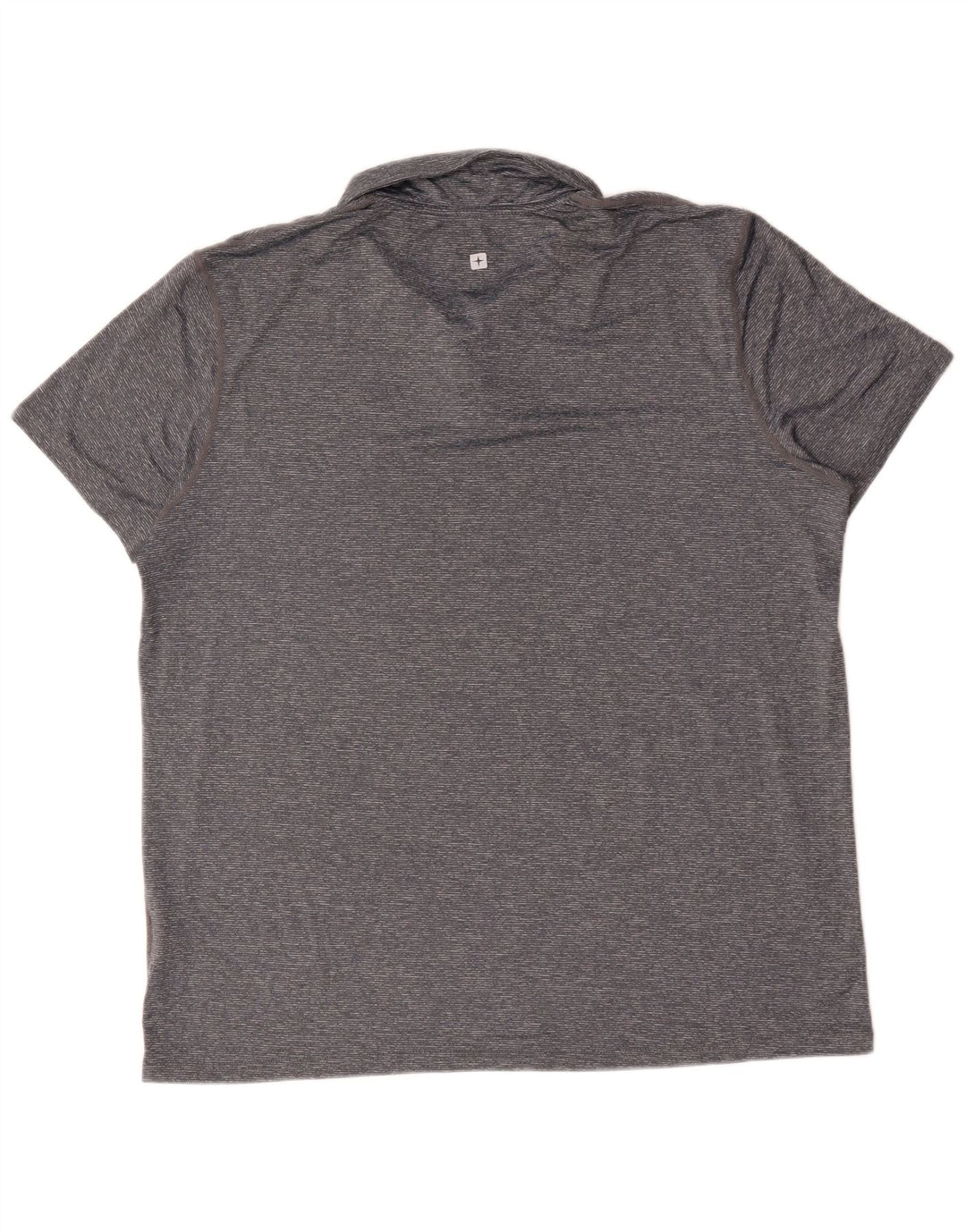Camisa polo masculina Mountain Warehouse XL cinza manchado de nylon