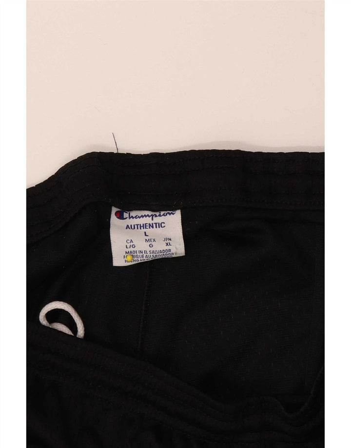 Shorts esportivos femininos Champion UK 14 grandes pretos