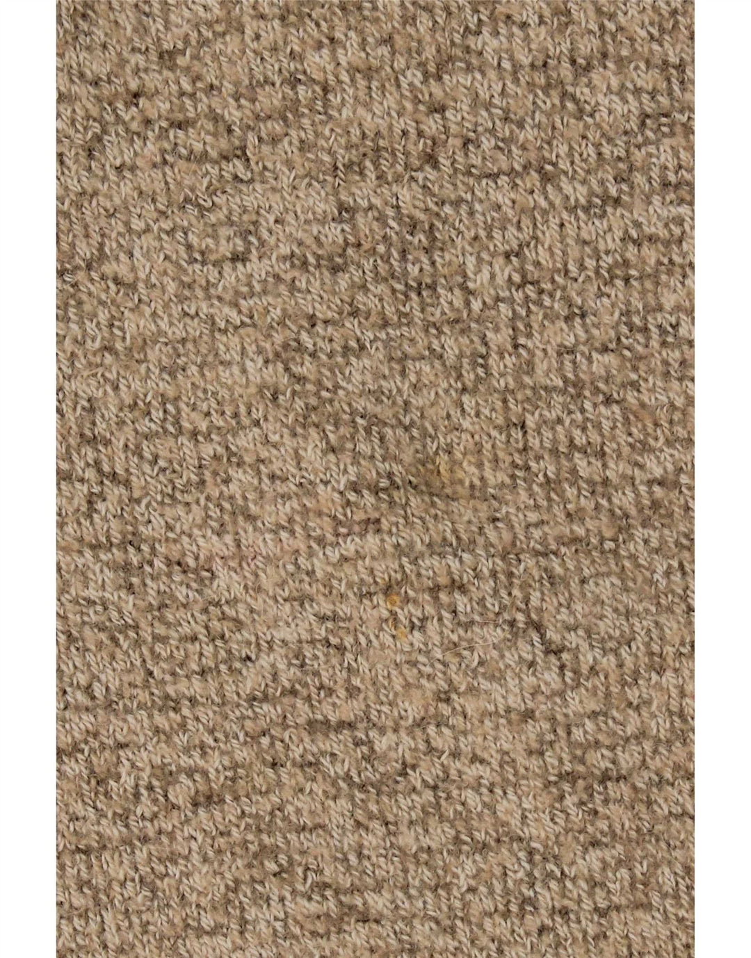 Suéter feminino Zara manga 3/4 com gola tartaruga Reino Unido 14 médio bege