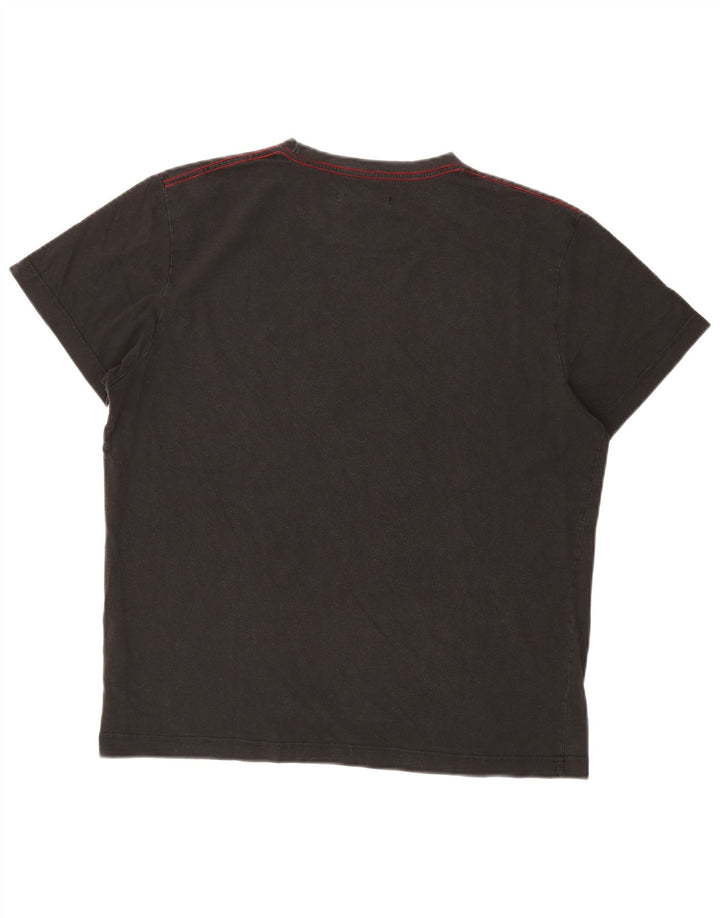 Camiseta masculina GANT grande algodão preto