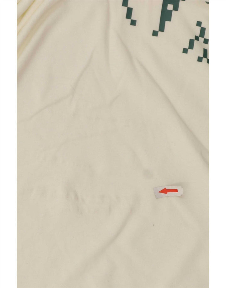 Camiseta gráfica masculina Nike grande algodão branco