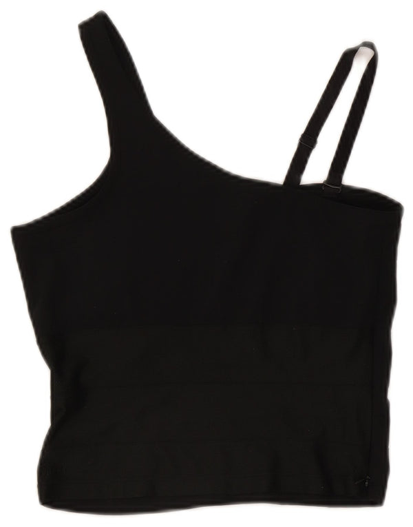 Colete Nike Feminino Crop Top UK 8 Pequeno Preto