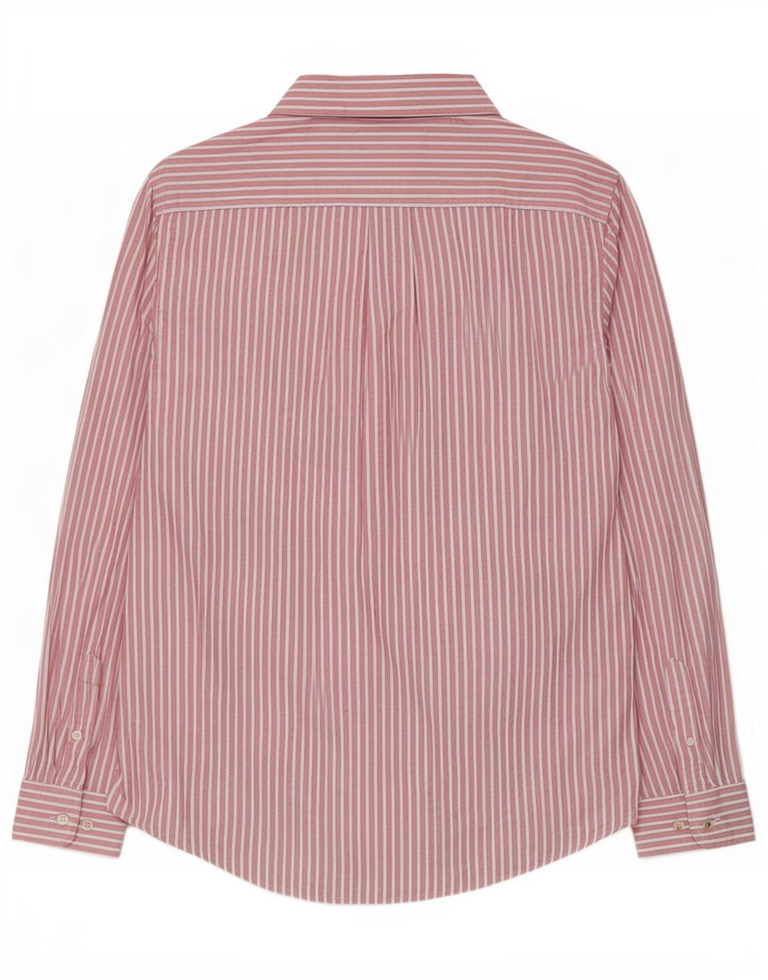 Camisa masculina Tommy Hilfiger grande listrada rosa de algodão