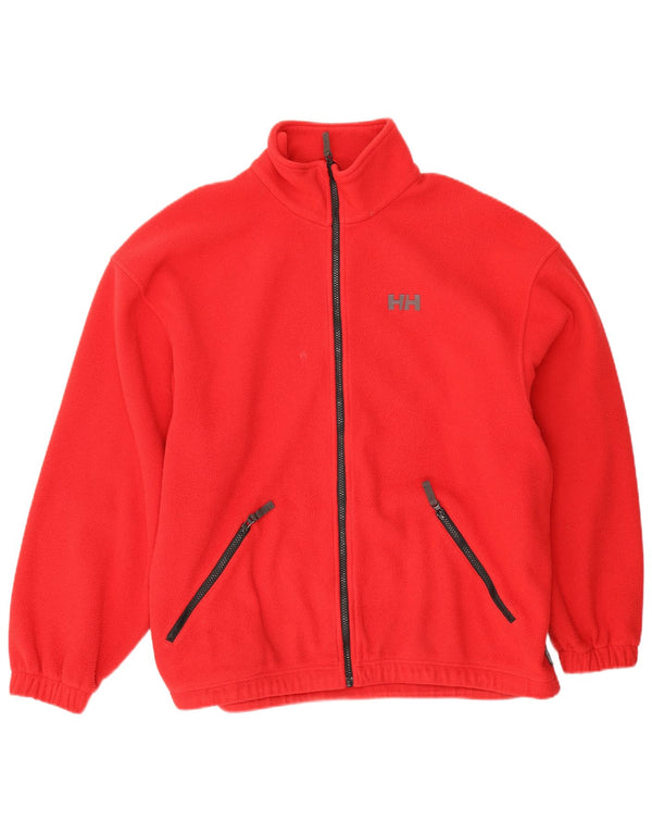 Jaqueta de lã masculina Helly Hansen UK 40 grande poliéster vermelho