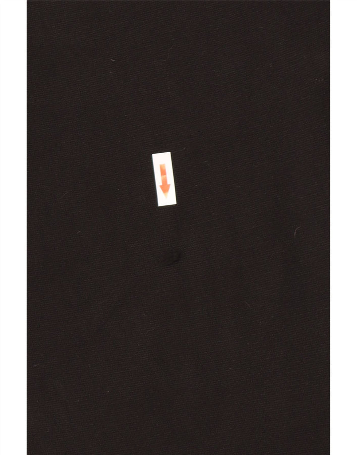 Zara Womens Vest Top UK 8 Pequeno Preto
