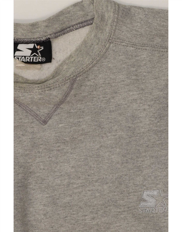 Moletom masculino Starter Jumper XL cinza manchado
