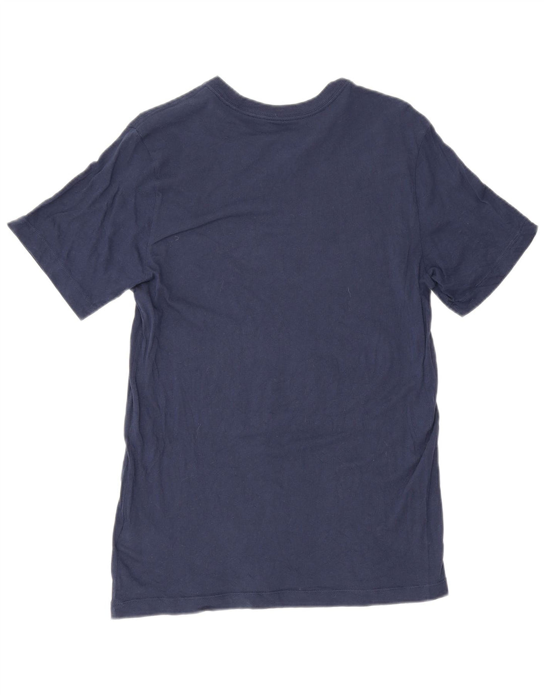 Camiseta Nike masculina gráfica top pequeno algodão azul marinho